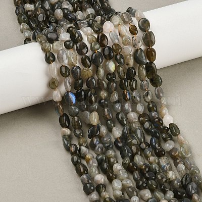 Природные лабрадорита бисер нитей G-C250-03-1