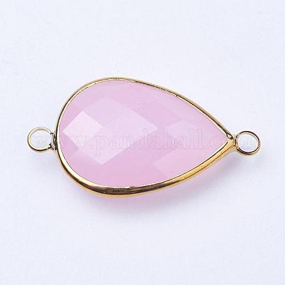 Золотистые латунные стеклянные разъемы-капельки GLAA-J010A-HF25-G-1