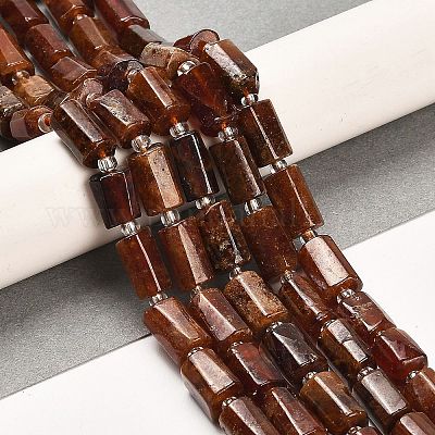 Гранат природный бисер нитей G-G068-A16-01-1