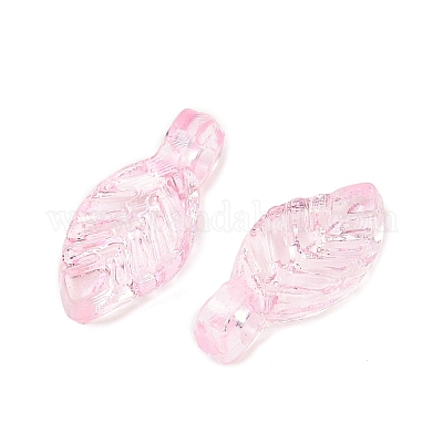 Прозрачные акриловые брелоки&nbsp;OACR-G054-02G-1