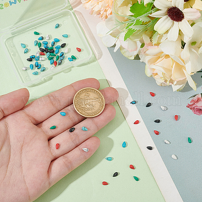 70шт. 7 стиля кабошонов из драгоценных камней G-GO0001-69-1