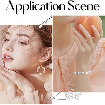 180шт 6 цвета прозрачные окрашенные распылением стеклянные бусины GLAA-SC0002-47-1