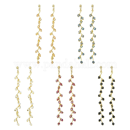 Серьги-гвоздики из нержавеющей стали 304 EJEW-JE03175-1