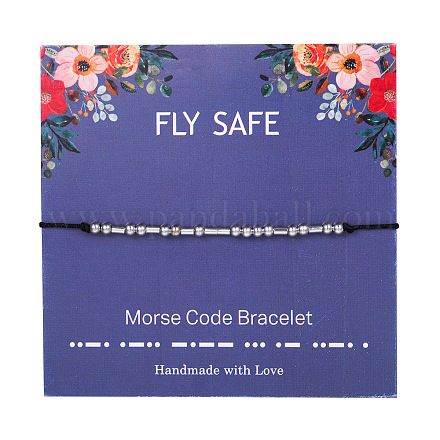Браслеты с азбукой Морзе для безопасного полета&nbsp;FS-WG6A0C8-12-1