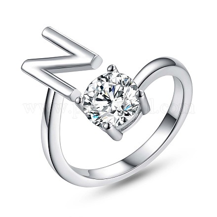 Кольцо-манжета с родиевым покрытием JR852N-1