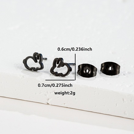 201 серьги-гвоздики из нержавеющей стали&nbsp;FS-WGB18B1-12-1