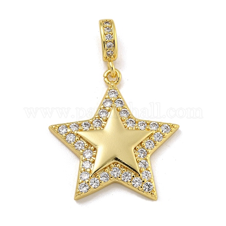 Стойки обшивки латунь микро проложить Циркон подвеску KK-I718-10G-01-1