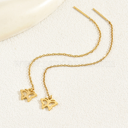 Серьги в форме геометрического круга с кисточками-гвоздиками BK2334-5-1