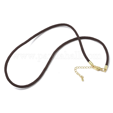 Изготовление ожерелий из нейлонового шнура милан толщиной 3 мм NJEW-H084-01G-40-1