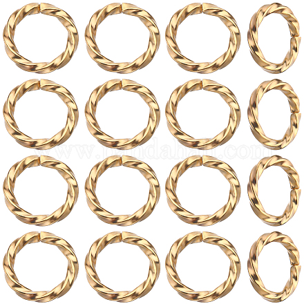 100 шт. латунные открытые кольца для прыжков KK-CN0002-53-1