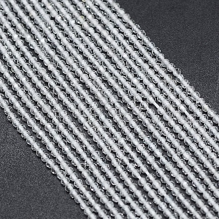 Натуральные бусины из белого топаза G-G914-2mm-13-1