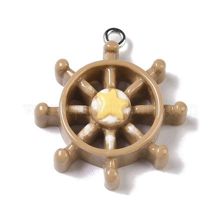 Подвески из непрозрачной смолы на тему океана RESI-S403-02J-1