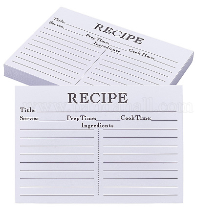 Бумажная карточка рецепта DIY-WH20058-02B-1