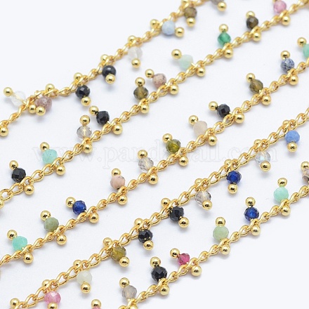 Натуральный / синтетический драгоценный камень ручной работы из бисера CHC-P003-11A-1