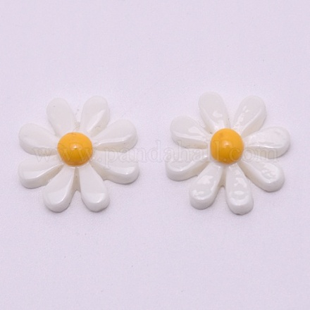 Кабошоны из смолы&nbsp;CRES-WH0005-01H-1