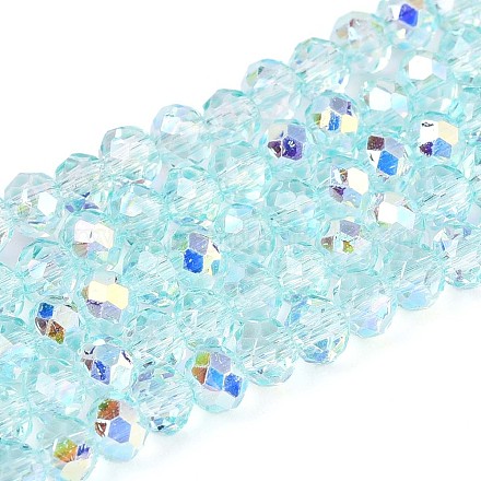 Прозрачные стеклянные бусины EGLA-N016-3mm-01-1