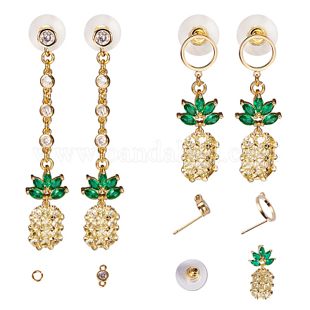 DIY серьги решений DIY-SC0004-08G-1