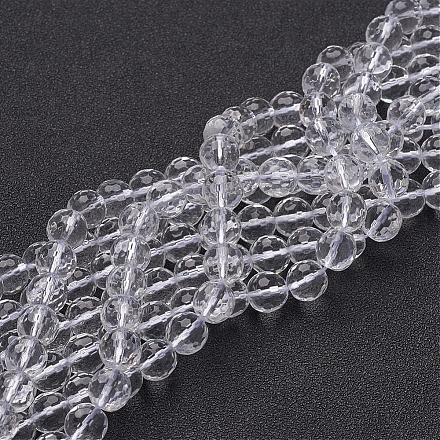 Нити бусин из драгоценных камней GSFR8mm187-128-1