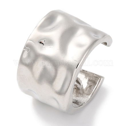 Стойка покрытие латунь открытые манжеты кольца RJEW-S242-14P-1