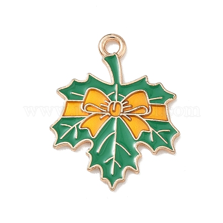 Подвески из сплава с эмалью ко дню благодарения ENAM-I077-01KCG-08-1