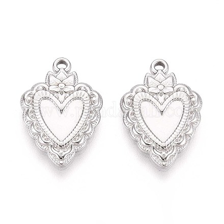 Оправы для подвесок из нержавеющей стали 304 в виде кабошонов STAS-T067-03P-1