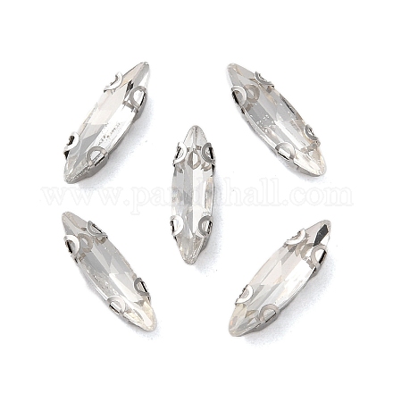 Конский глаз пришить стразами&nbsp;LS-RGLA-L028-08E-01-1