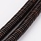 Natural Coconut Bead Strands, Undyed, Flat Round, Coconut Brown, 7x2mm, Hole: 1mm, about 263~328pcs/strand, 26.7 inch