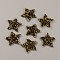 Star Hotfix Rhinestone, Resin Rhinestone, Costume Accessories, Sewing Craft Decoration, Smoked Topaz, 20~21x20~21x2mm