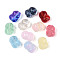 Baking Paint Transparent Glass Beads, Cat Shape, Mixed Color, 18.5~19x14.5~15x12~12.5mm, Hole: 1.4~1.6