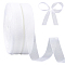 Nylon Ribbon for Gift Packaging, White, 5/8 inch(15mm), about 49.21 Yards(45m)/Roll