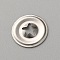 304 Stainless Steel Washers, Doll Making Supplies, Flat Round with Hollow Star, Stainless Steel Color, 11x1mm, Hole: 4.5x3.5mm