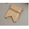 Birthday Party Jute Burlap Flags Banner, Wedding Home Decor Event Supplies, Dovetail, PeachPuff, 130x170mm, 40pcs/strand