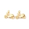 Brass Pendants, Cadmium Free & Nickel Free & Lead Free, Motorbike, Real 18K Gold Plated, 11.5x14x6mm, Hole: 1mm