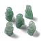 Natural Green Aventurine Carved Healing Dinosaur Figurines, Reiki Energy Stone Display Decorations, 18x12.5~14x26~26.5mm