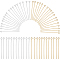 600Pcs 2 Colors Brass Eye Pin, Cadmium Free & Lead Free, Golden & Silver, 21 Gauge, 40x0.7mm, Hole: 2mm, 300pcs/color