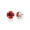 Preciosa® MAXIMA Crystal in Sew-On Cup, Czech Crystal, 719 35 021 Chaton(Round), Silver, 90075 Red Velvet, SS16(3.8~4mm)