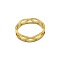 Cross 201 Stainless Steel Finger Rings, Golden, US Size 10(19.8mm)
