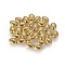 Tibetan Style Beads, Zinc Alloy Beads, Antique Golden Color, Lead Free & Nickel Free & Cadmium Free, Oval, Size: about 6 mm wide, 8 mm long, 4.1mm thick, hole: 1mm