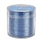 Korean Round Crystal Elastic Stretch Thread, for Bracelets Gemstone Jewelry Making Beading Craft, Steel Blue, 0.5mm, about 328.08 Yards(300m)/Roll