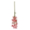 Glass Flower Tassel Pendant Decorations, with Nylon Cord, Red, 128.5mm