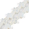 Opalite Beads Strands, Cross, 15x11.5x4.5mm, Hole: 0.7mm, about 25pcs/strand, 15.75''(40cm)