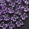 Transparent Acrylic Beads, Horizontal Hole, Bear, Blue Violet, 18.5x15.5x11mm, Hole: 2.5mm, about 320pcs/500g