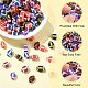 1 пакетик регбийных бусин из полимерной глины ручной работы CLAY-CJ0002-02-3
