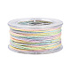 27 м сегментно окрашенные круглые полиэфирные витые шнуры&nbsp;OCOR-N009-02A-14-3