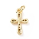 Латунные микро проложить кубического циркония подвески KK-C012-19G-2