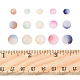 450 шт. матовые стеклянные бусины с эффектом кракле DGLA-FS0001-11-5