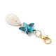 Синтетическая бирюза подвеска decraotions HJEW-JM03645-03-5