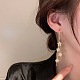 Болтающийся серьги сплава горный хрусталь FS-WG75843-01-2