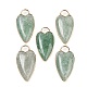 Подвески из натурального зеленого клубничного кварца G-G193-02G-06-1