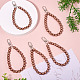 Акриловые подвесные украшения HJEW-TAC0060-4